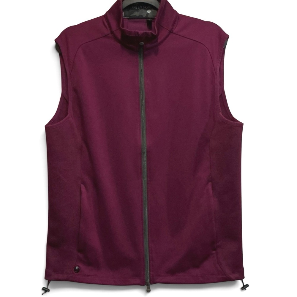 Greyson Sequoia Vest Meadowsweet Full Zip Performance Stretch Men's Medium M